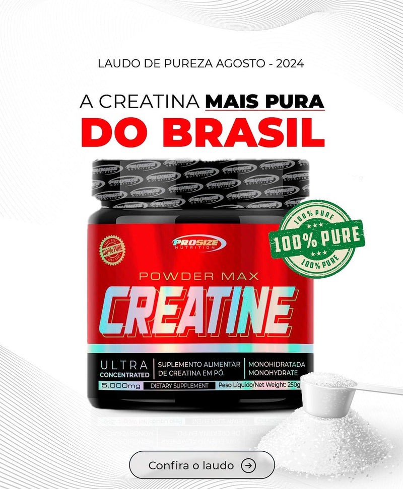 Creatina Powder Max (250g) - 100% Pura